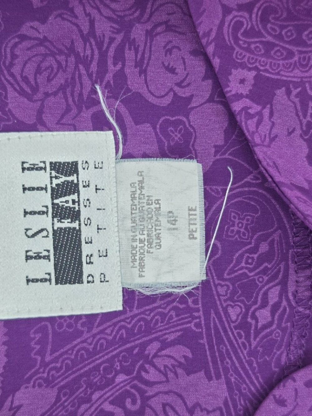 Leslie Fay Dress Petite Purple Floral Blazer - Picture 11 of 12
